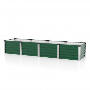 Vitavia Hochbeet Linus IN&OUT 401 L BxLxH 65x245x40cm, Zincalume® seegras/alu